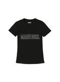 *** CLASSIC COLLECTION**PREMIUM 100% PIMA COTTON - MADE GIRL SIGNATURE TEE - BLACK