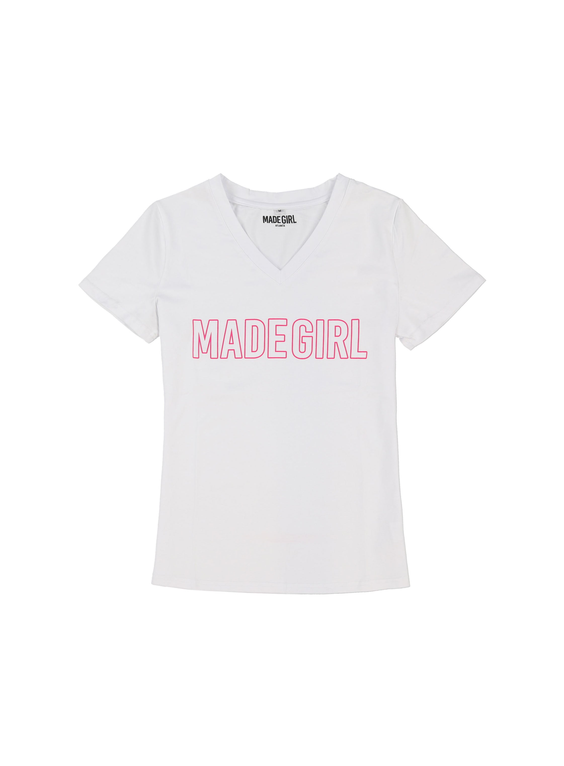 ***CLASSIC COLLECTION ***PREMIUM 100% PIMA COTTON MADE GIRL SIGNATURE TEE - WHITE