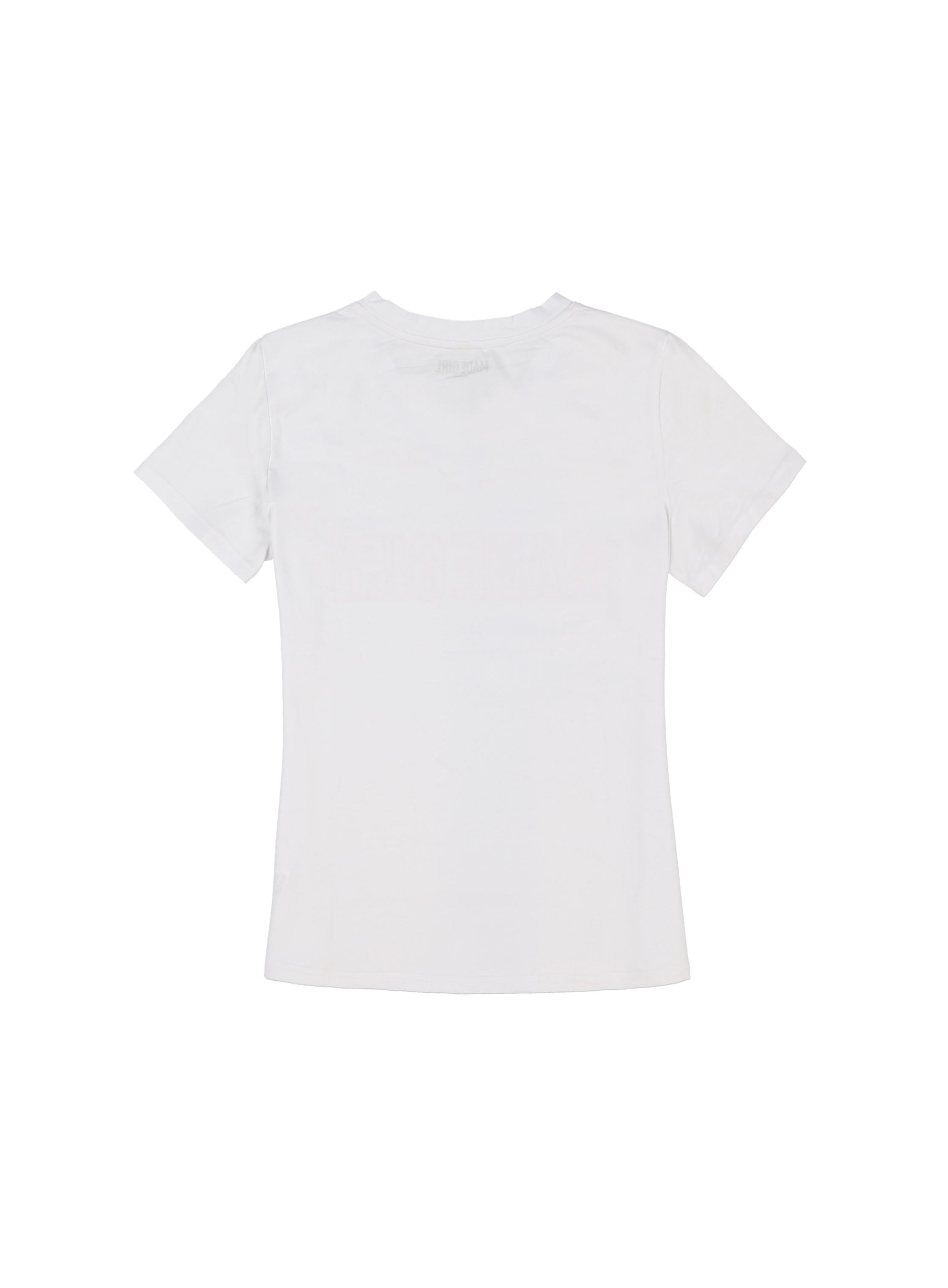 ***CLASSIC COLLECTION ***PREMIUM 100% PIMA COTTON MADE GIRL SIGNATURE TEE - WHITE