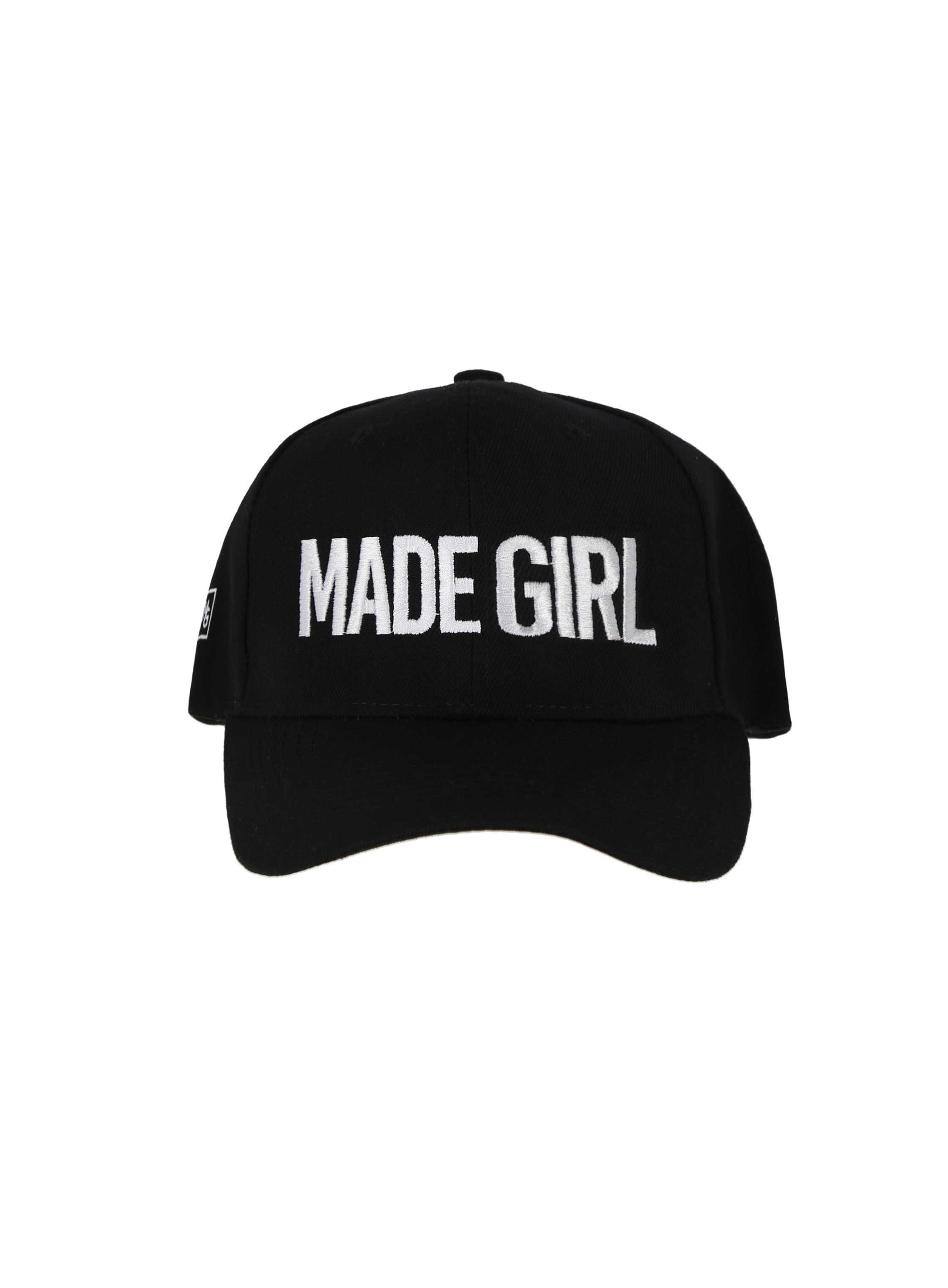 ***CLASSIC COLLECTION***MADE GIRL SIGNATURE LOGO CAP - BLACK