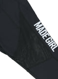 *** CLASSIC COLLECTION **MADE GIRL SIGNATURE TRAINING CAPRI LEGGINGS - BLACK