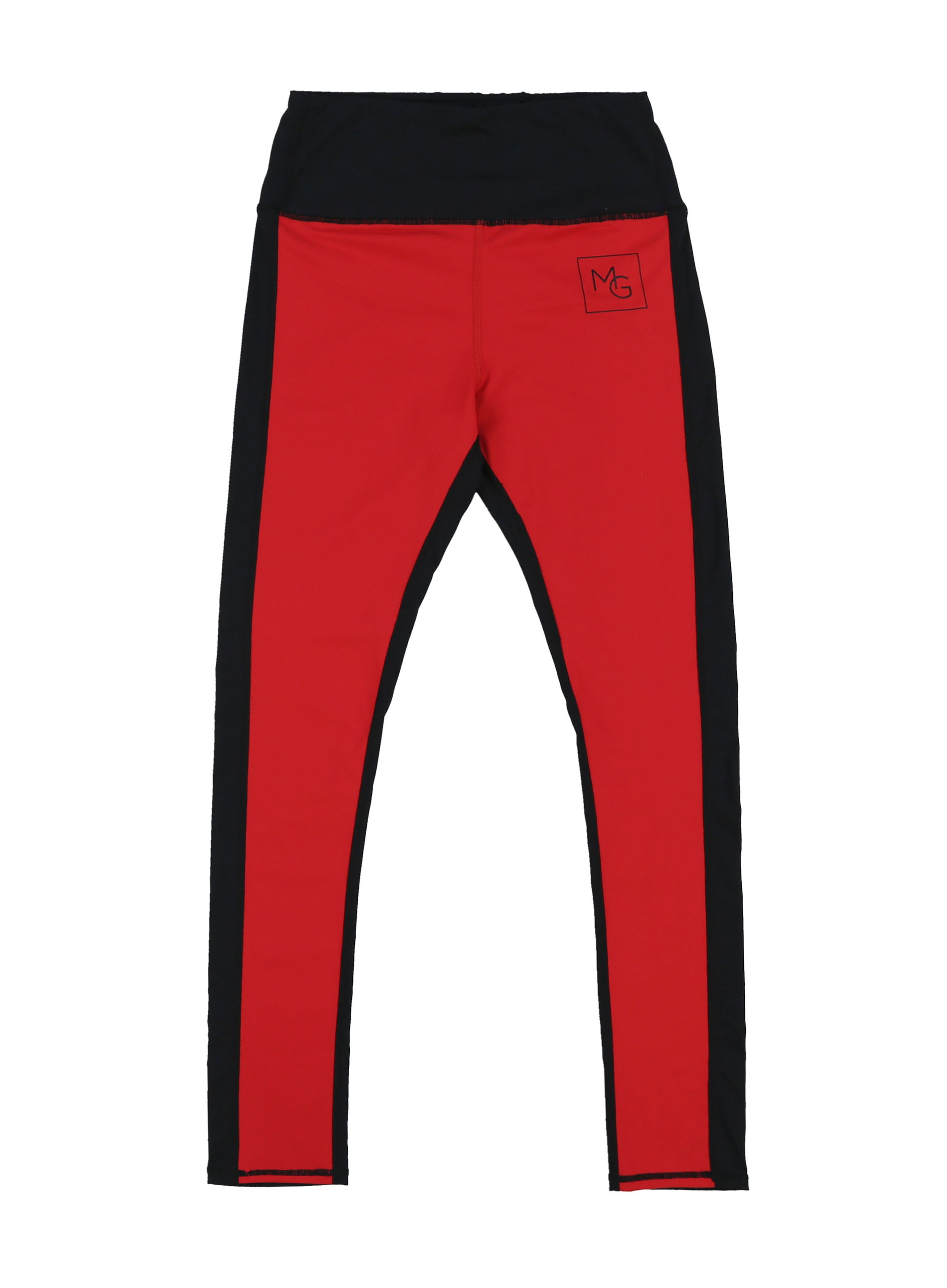 ***CLASSIC COLLECTION*** SIGNATURE RED & BLACK TWO-TONE LEGGINGS