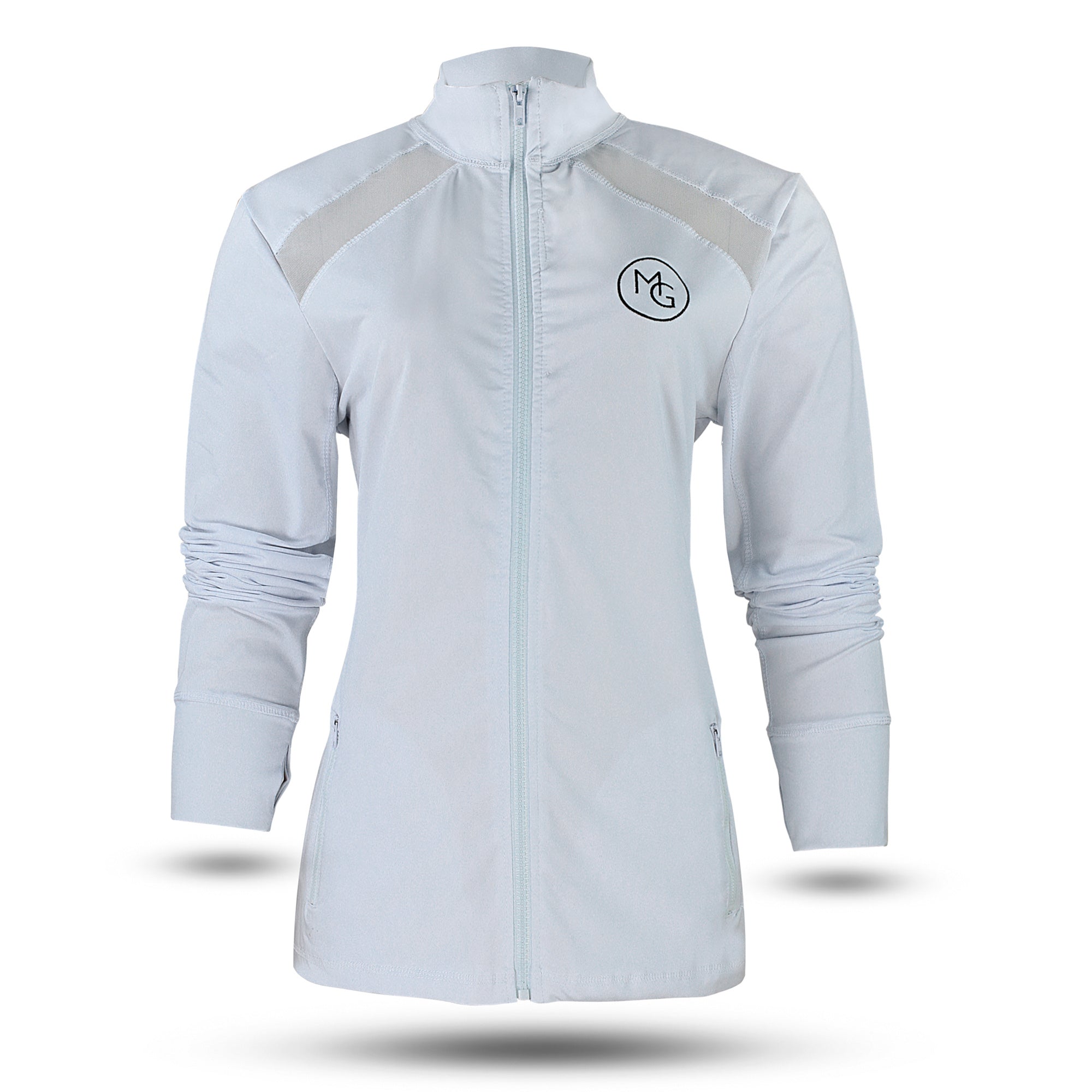 ***ELITE COLLECTION**** White Jacket Styled with Mesh Inserts