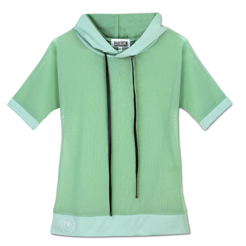 ***ELITE COLLECTION*** Short-Sleeved Mesh Hoodie