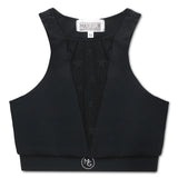 ***ELITE COLLECTION** Limited Edition STAR-PATTERNED MESH INSERT Sports Bra